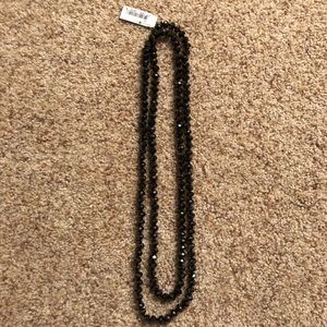 KH Studio black beaded necklace
